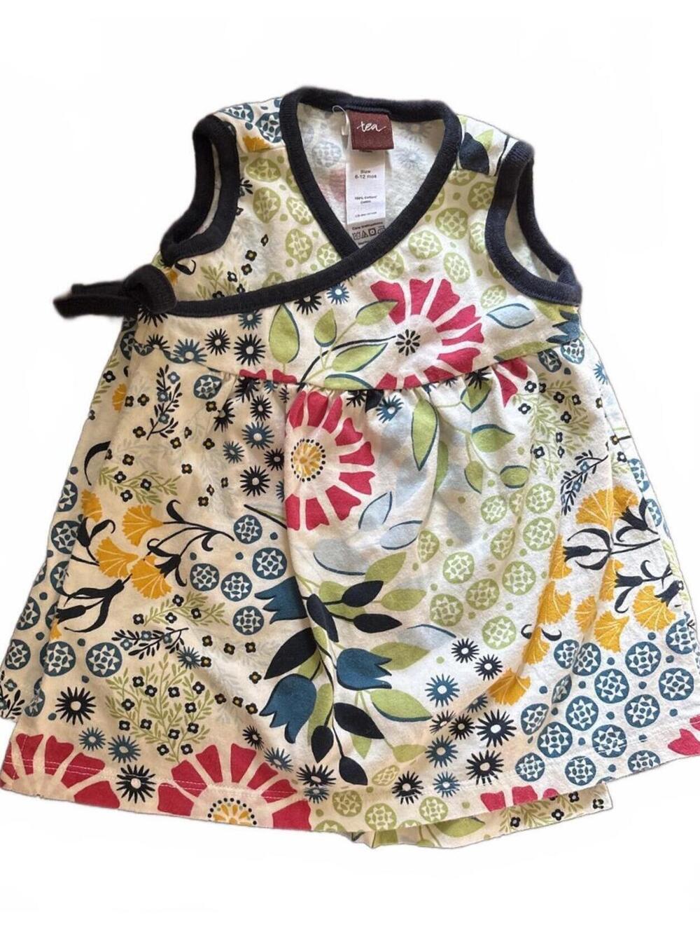 Tea Collection Floral Print Sleeveless Baby Dress - 6-12 months